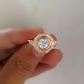Round Cut Lab Grown Diamond Engagement Ring