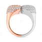 Broken Heart Two Tone Diamond Ring For Men And Women hip hop ring CustomDiamJewel