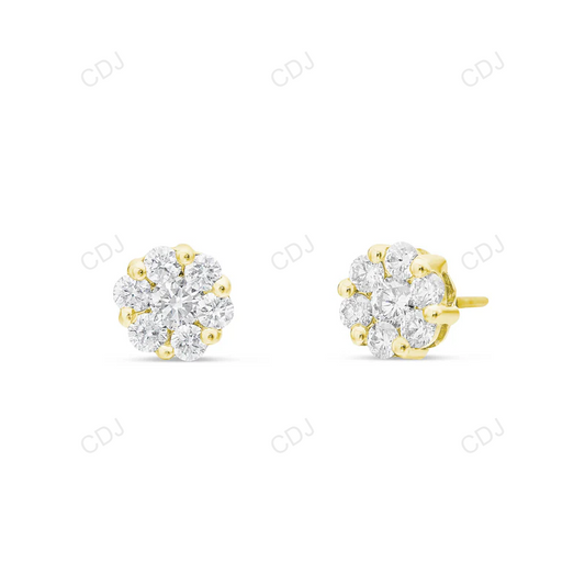 0.20CT Round Cut Moissanite Diamond Stud Earrings Stud earrings CustomDiamJewel