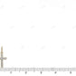 1.4 Inch 10K Gold Lab Grown Diamond Cross Pendant Hip Hop Pendent customdiamjewel