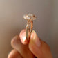 Round Cut Lab Grown Diamond Engagement Ring