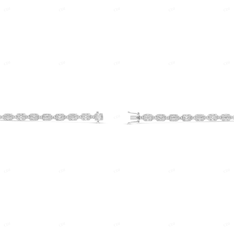 Customized Moissanite Sugar Cube Bracelets CustomDiamJewel