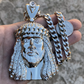 Hip Hop Cuban Crown Head Custom Pendant hip hop jewelry CustomDiamJewel