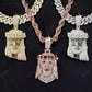 Hip Hop Moissanite Jesus Custom Pendant hip hop jewelry CustomDiamJewel   