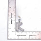 Customized 925 Silver Moissanite K Letter Unisex Pendant Hip Hop Pendent customdiamjewel