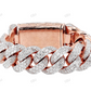 22MM Iced Out Moissanite Cuban Bracelet In Silver hip hop jewelry CustomDiamJewel