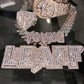 Customized LEAFF Letter Hip Hop Diamond Pendant hip hop jewelry customdiamjewel   