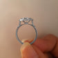 Round Cut Lab Grown Diamond Engagement Ring