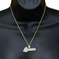 925 Silver Moissanite Letter Pendant For Unisex hip hop jewelry CustomDiamJewel