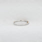 1.4mm 3/4 Eternity Natural diamond Wedding Band  customdiamjewel   