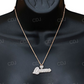 925 Silver Moissanite Letter Pendant For Unisex hip hop jewelry CustomDiamJewel