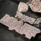 Customized LEAFF Letter Hip Hop Diamond Pendant hip hop jewelry customdiamjewel   