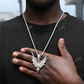 High Quality Fully Iced Out VVS Moissanite Custom Eagle Pendant For Men hip hop jewelry CustomDiamJewel