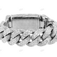 22MM Iced Out Moissanite Cuban Bracelet In Silver hip hop jewelry CustomDiamJewel