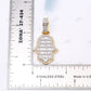 Iced Out Hamsa 925 Silver Moissanite Pendant Hip Hop Pendent customdiamjewel
