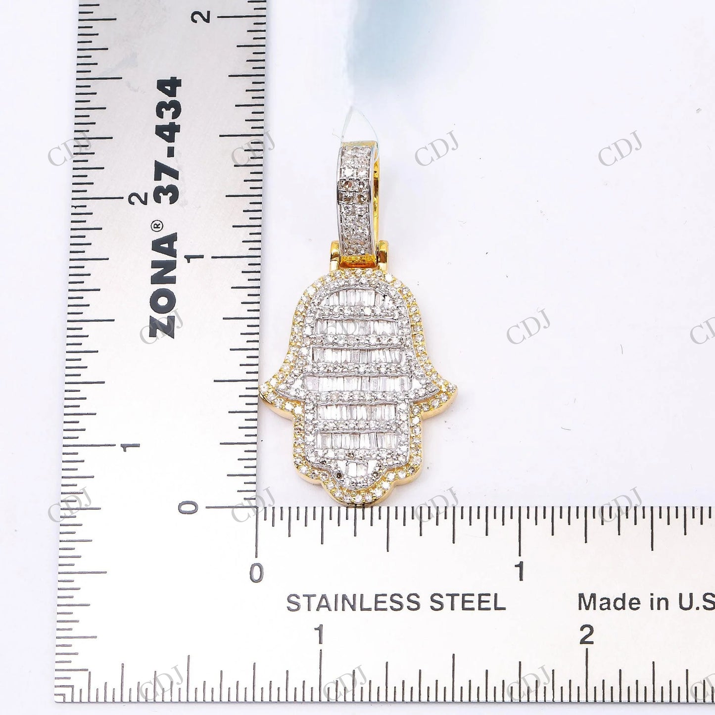 Iced Out Hamsa 925 Silver Moissanite Pendant Hip Hop Pendent customdiamjewel