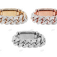 22MM Iced Out Moissanite Cuban Bracelet In Silver hip hop jewelry CustomDiamJewel