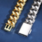 Hip Hop 20mm Bubble Cuban Moissanite Bracelet hip hop jewelry CustomDiamJewel