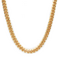 Gold Plated 3mm Miami Cuban Link Chain hip hop jewelry CustomDiamJewel