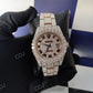 Hip Hop Buss Down Dual Tone Moissanite Dimaond Watch Luxury Jewelry For Him customdiamjewel
