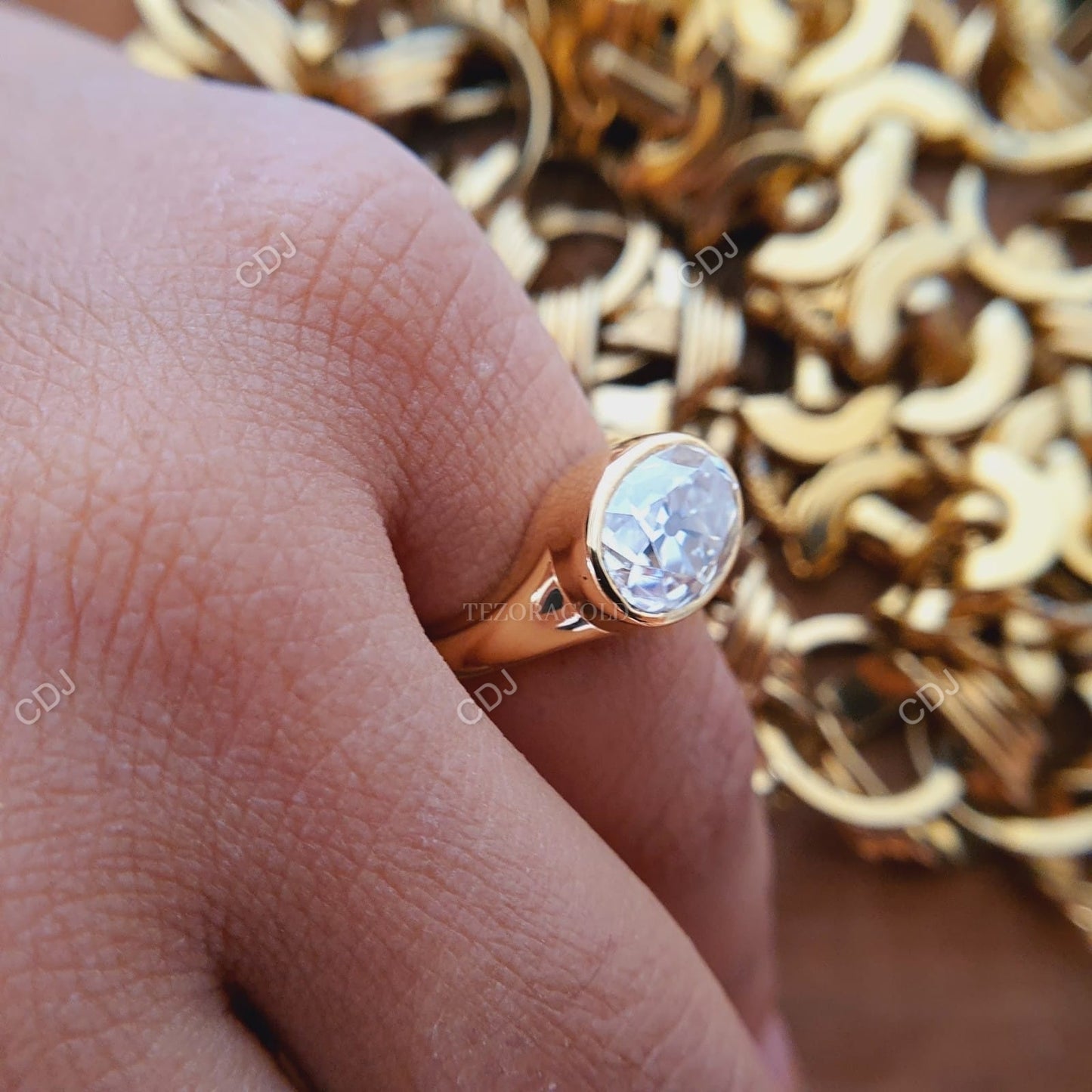 2.50 CTW Oval Cut Lab Grown Diamond Solitaire Engagement Ring