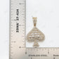 Iced Out Spade 925 Silver Moissanite Pendant Hip Hop Pendent customdiamjewel