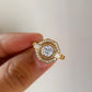 Round Cut Lab Grown Diamond Engagement Ring