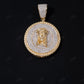 Custom Style Jesus Medallion 925 Silver Moissanite Diamond Pendant Hip Hop Pendent customdiamjewel