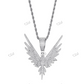 High Quality Fully Iced Out VVS Moissanite Custom Eagle Pendant For Men hip hop jewelry CustomDiamJewel