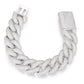 Hip Hop 20mm Bubble Cuban Moissanite Bracelet hip hop jewelry CustomDiamJewel