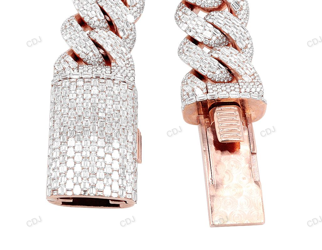 22MM Iced Out Moissanite Cuban Bracelet In Silver hip hop jewelry CustomDiamJewel