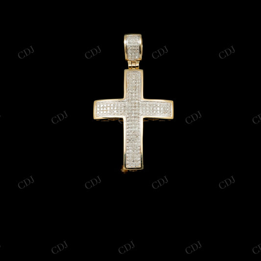 Hip Hop Moissanite 925 Silver Cross Pendant Hip Hop Pendent customdiamjewel