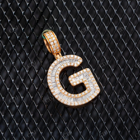 Customized G 925 Silver Moissanite Pendant Hip Hop Pendent customdiamjewel