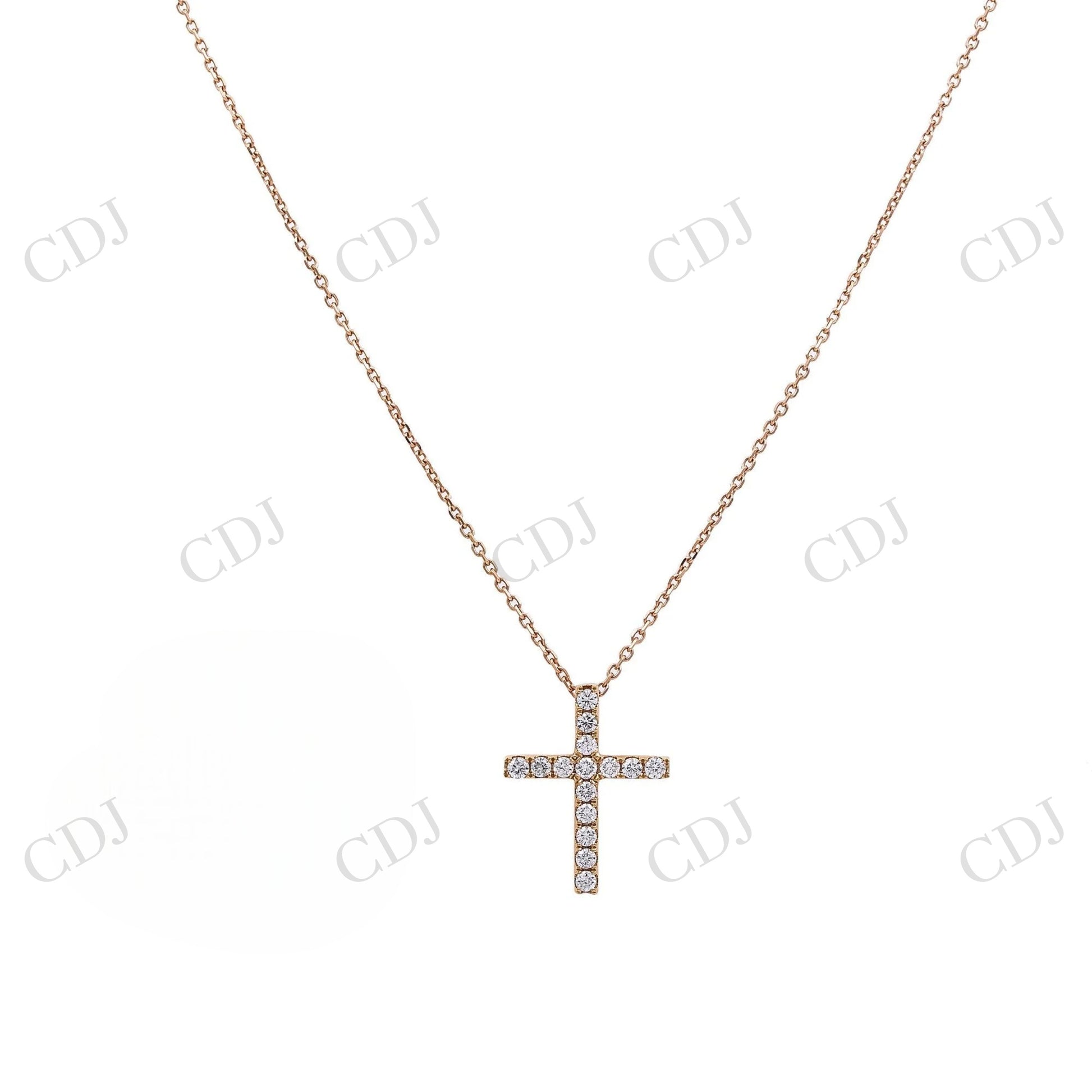 925 Silver Moissanite Diamond Minimalist Cross Unisex Pendant Hip Hop Pendent customdiamjewel