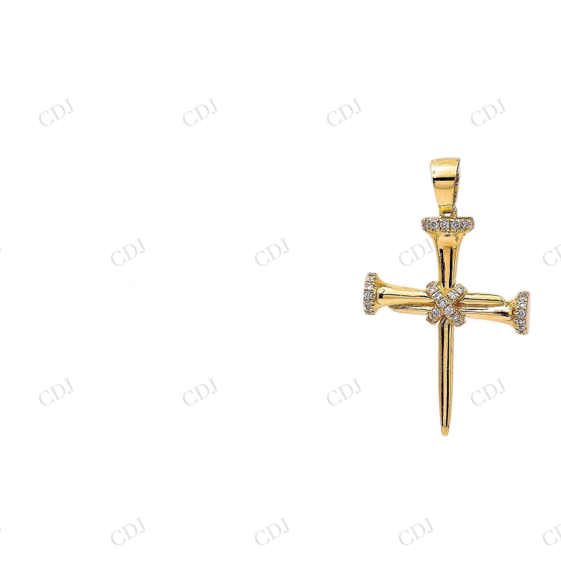 Custom Iced Cross 925 Silver Moissanite Pendant Hip Hop Pendent customdiamjewel