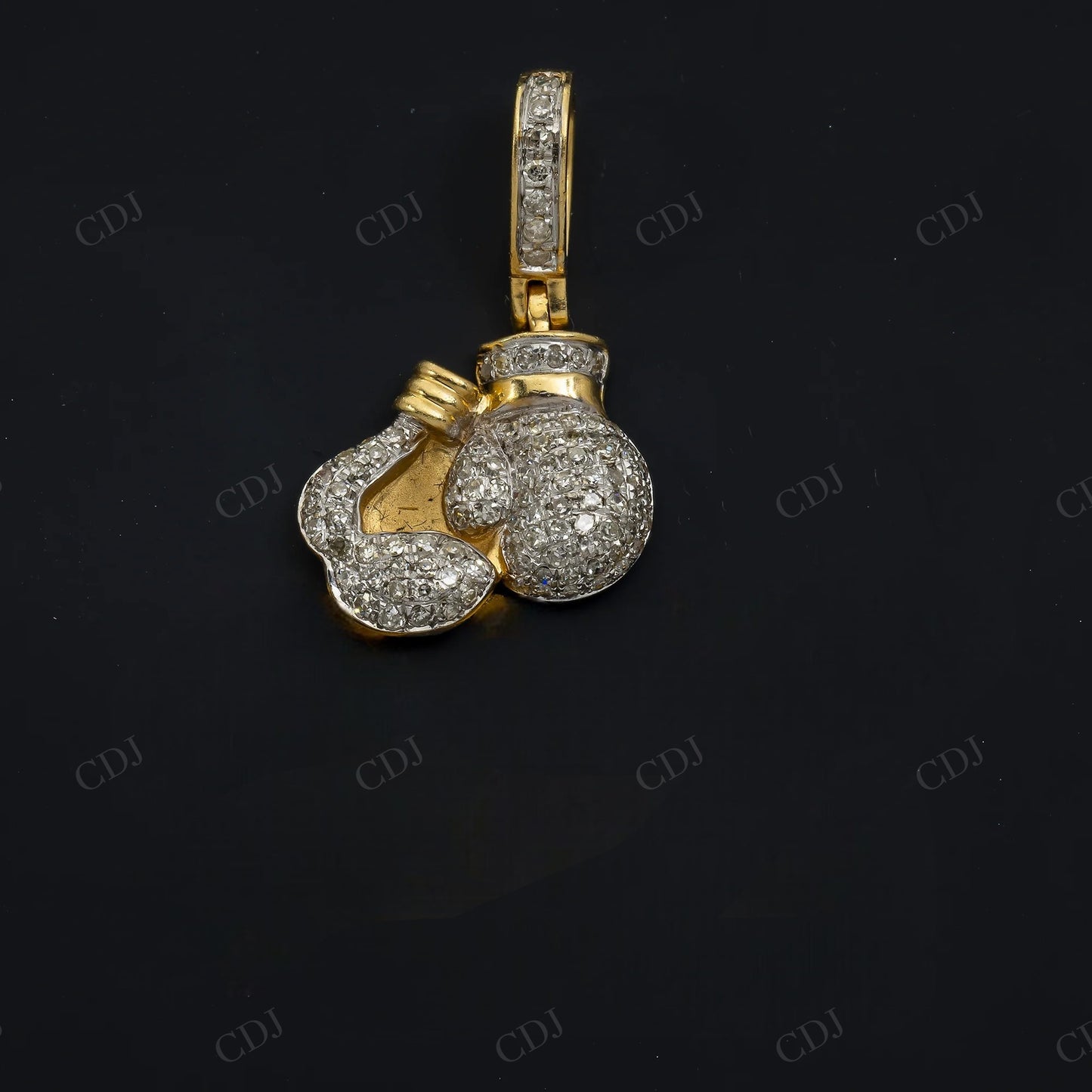 Boxing Gloves Charm Moissanite Silver Pendant Hip Hop Pendent customdiamjewel