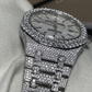 Luxury Automatic Movement Stainless Steel Iced Out Watch customdiamjewel