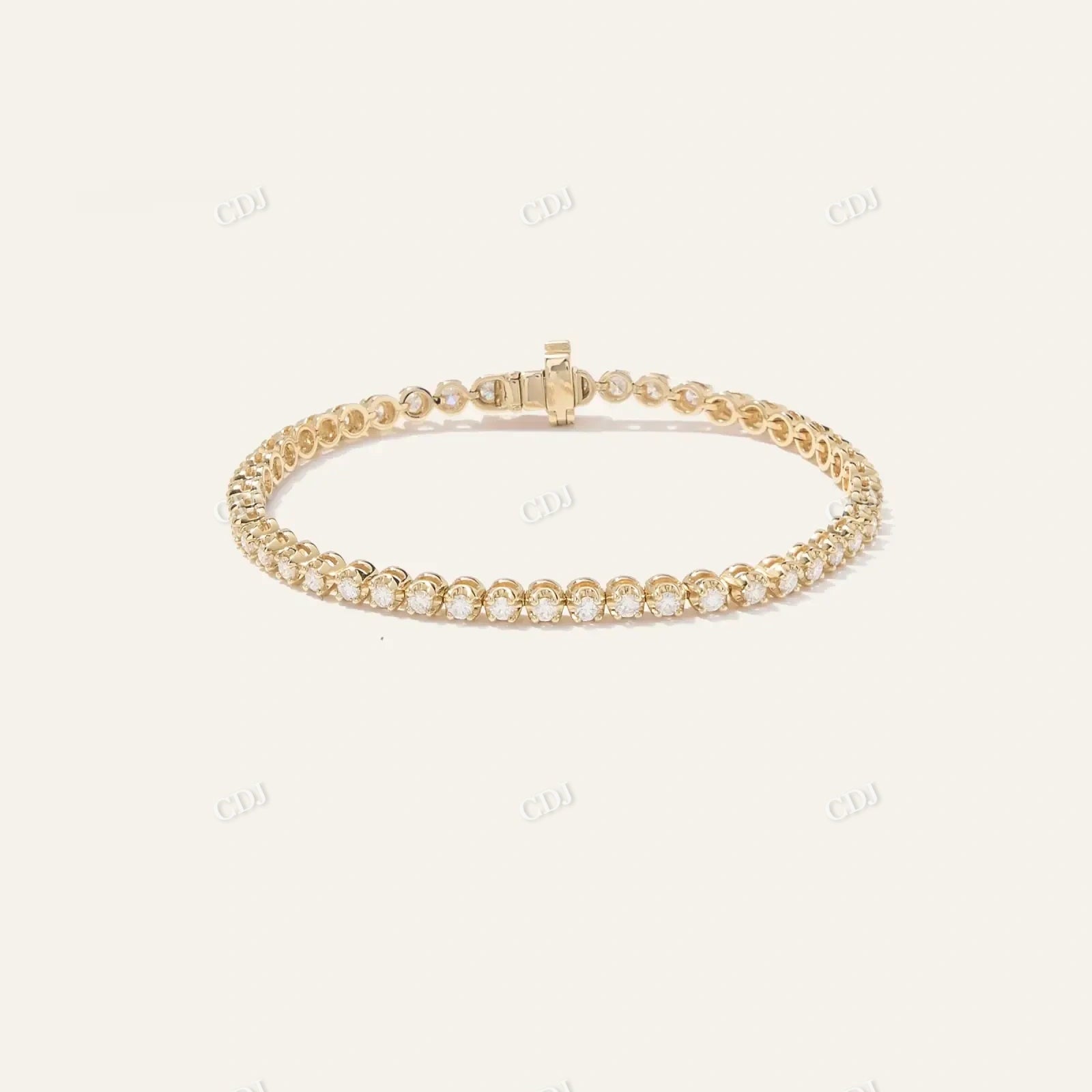 10K Moissanite Diamond Crown Set Tennis Bracelet hip hop jewelry customdiamjewel