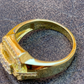 Vintage Style Inspired Diamond Gold Ring  customdiamjewel   