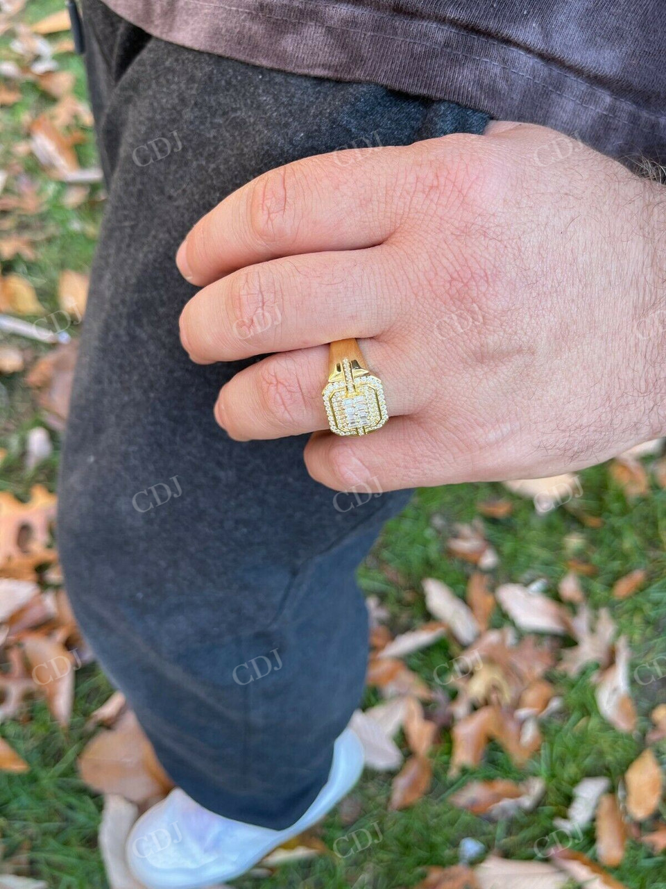 Vintage Style Inspired Diamond Gold Ring  customdiamjewel   
