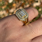 Vintage Style Inspired Diamond Gold Ring  customdiamjewel   