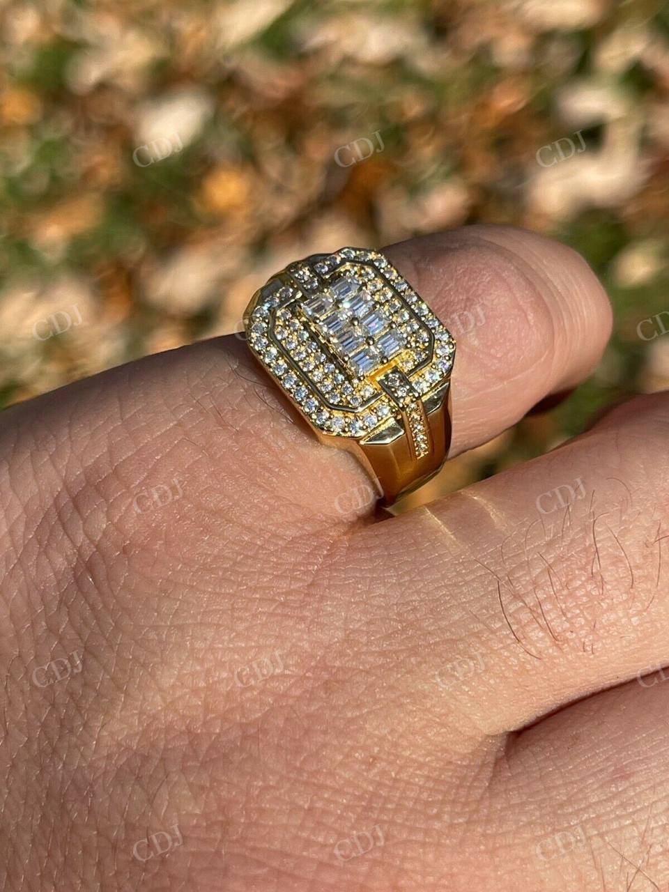 Vintage Style Inspired Diamond Gold Ring  customdiamjewel   