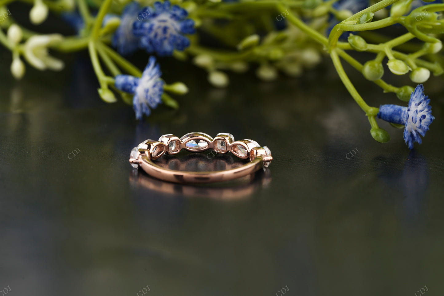 Rose Gold Lab-Grown Diamond Band