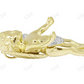 925 VVS Moissanite Cherub Baby Angel Diamond Pendant Hip Hop Pendent CustomDiamJewel