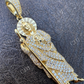 St Jude San Judas Tadeo Iced Pendant  customdiamjewel   