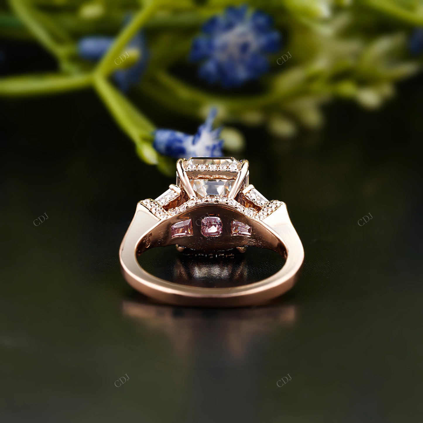 Trilogy Lab-Grown Diamond Engagement Ring