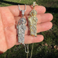 St Jude San Judas Tadeo Iced Pendant  customdiamjewel   