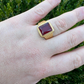 Emerald Cut Red Ruby Wedding Ring  customdiamjewel   