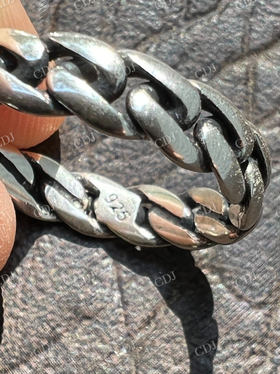 Hip Hop Style Plain Cuban Link Ring  customdiamjewel   