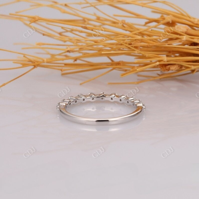 0.36CT Round Cut Real Diamond Stacking Wedding Band  customdiamjewel   